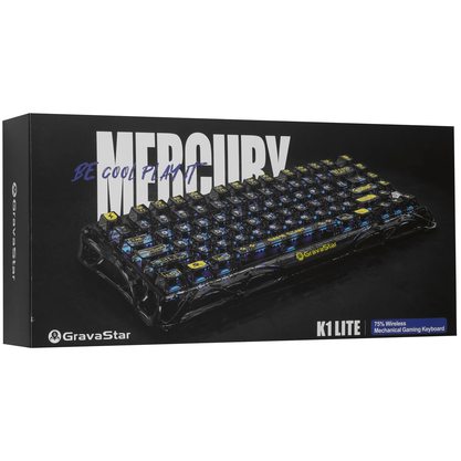 Игровая клавиатура Gravastar Mercury K1 Lite Transparent Black