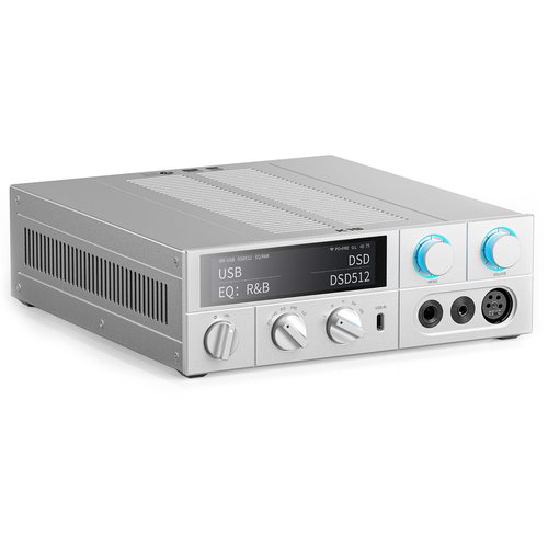 Портативный усилитель и ЦАП FiiO K15 (серебристый)