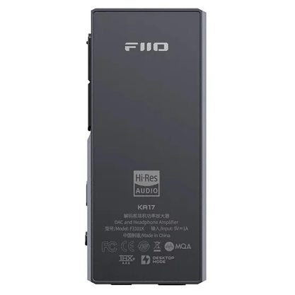 Портативный усилитель и ЦАП FiiO KA17 Titanium