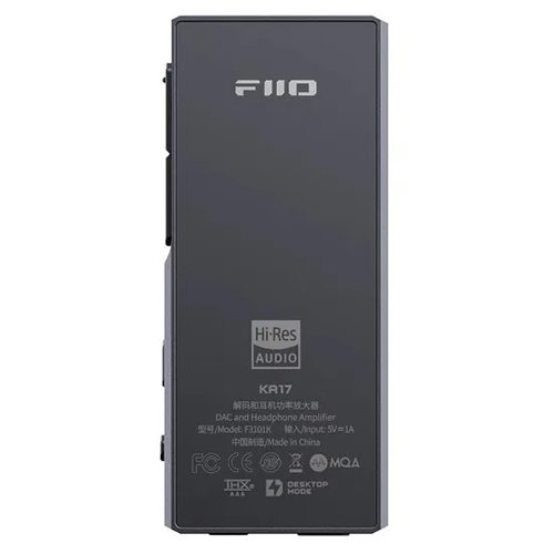 Портативный усилитель и ЦАП FiiO KA17 Titanium