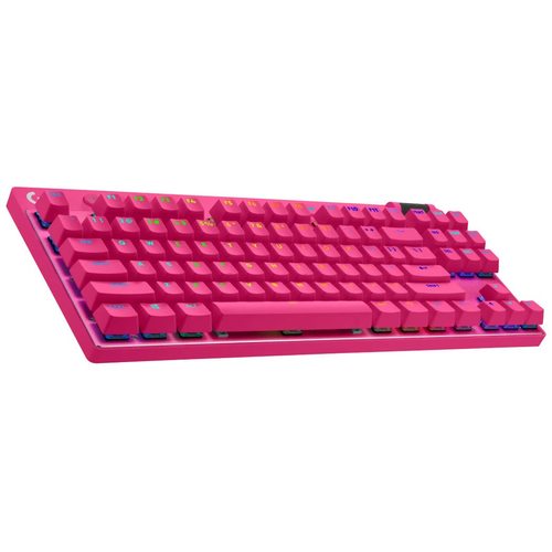 Игровая клавиатура Logitech G Pro X TKL GX Brown Taktile 920-012160 (пурпурный)