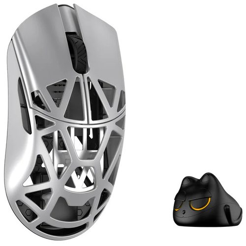 Игровая мышка Wlmouse Beast X Pro TTC Nihil Solid Sides (серебристый)