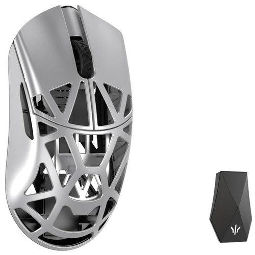 Игровая мышка Wlmouse Beast X Max Omron Solid Sides (серебристый)