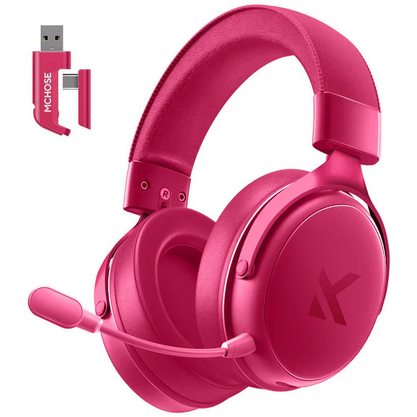 Игровые наушники Mchose V9 Pro Wireless Rose Red