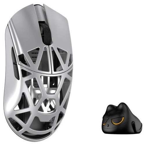 Игровая мышка Wlmouse Beast X Mini Pro TTC Nihil Solid Sides (серебренный)