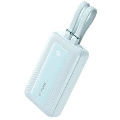 Портативное зарядное устройство (Powerbank) Anker Zolo 20K 30W USB-C Lightning A1681 (голубой)