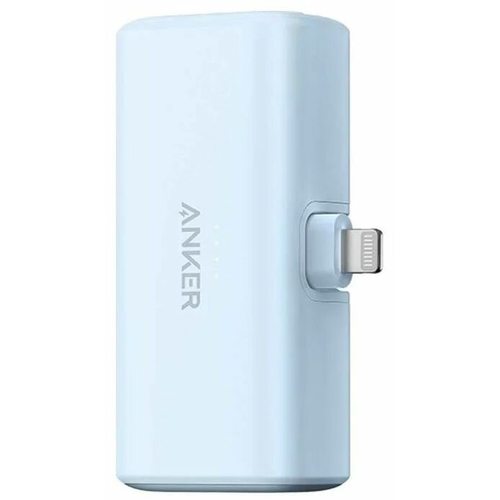 Портативное зарядное устройство (Powerbank) Anker Nano 12W Built-In Lightning A1645 (голубой)