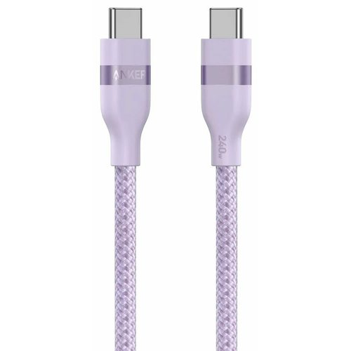 Кабель Anker USB Type-C - USB Type-C Cable A82E2 0.9 м (фиолетовый)