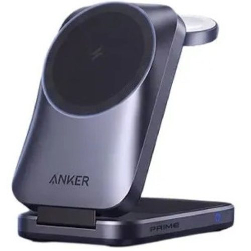 Зарядное устройство Anker Prime 3-in-1 Wireless Charging Station MagGo B25N1 25W (серый)