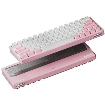 Игровая клавиатура Scyrox Xpunk 63 (белый/розовый)