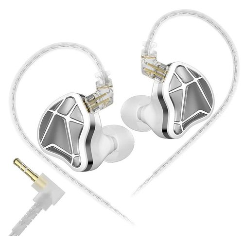 Наушники KZ Axas 3.5 мм без микрофона (белый)