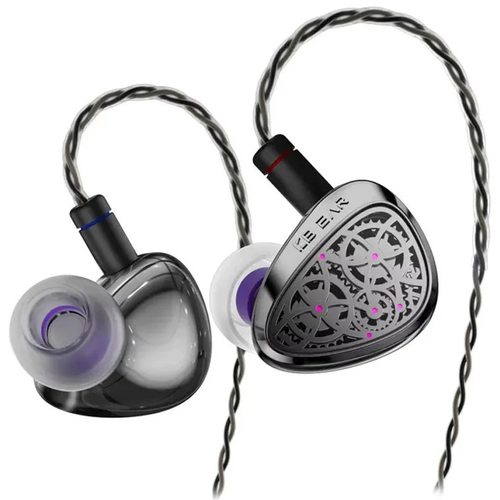 Наушники Kbear Tourbillon-Pro TB-PRO с микрофоном 3.5 мм (серый)