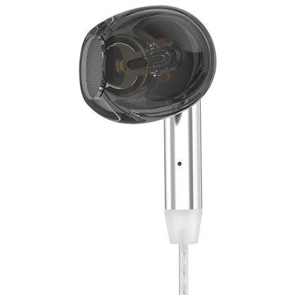 Наушники KZ Duet с микрофоном 3.5 мм (черный)