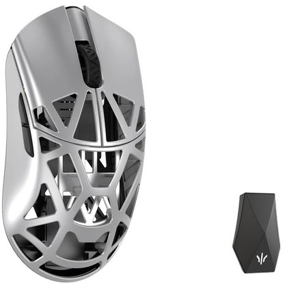 Игровая мышка Wlmouse Beast X Max TTC Nihil Solid Sides (серебристый)