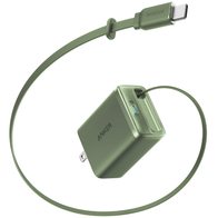 Anker Nano Charger 35W Built-In Retractable USB-C A2339 (зеленый)