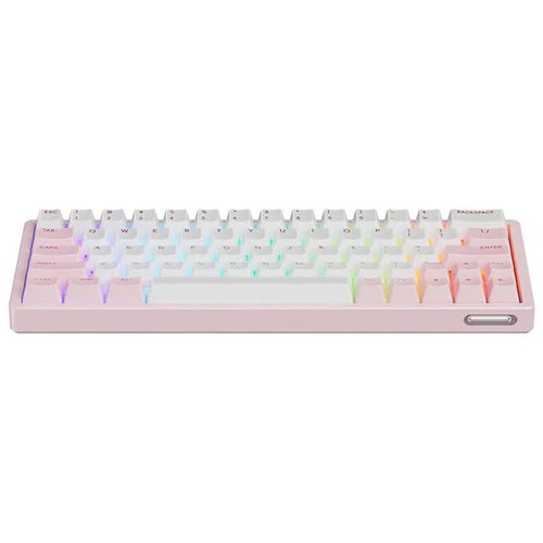 Игровая клавиатура Scyrox Xpunk 63 (белый/розовый)