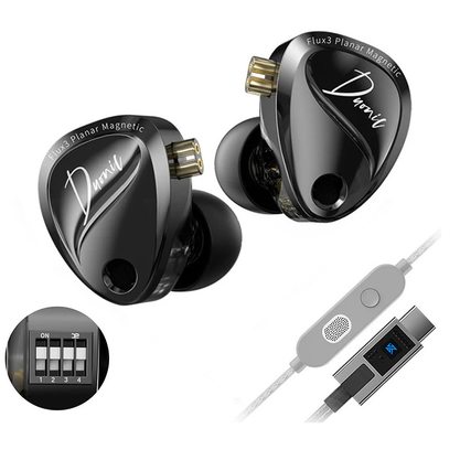 KZ Duonic With Switches с микрофоном USB Type-C (черный)