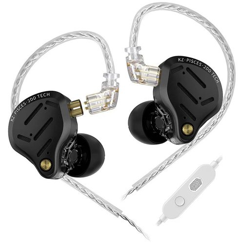 Наушники KZ Pisces No Switches 3.5 мм с микрофоном