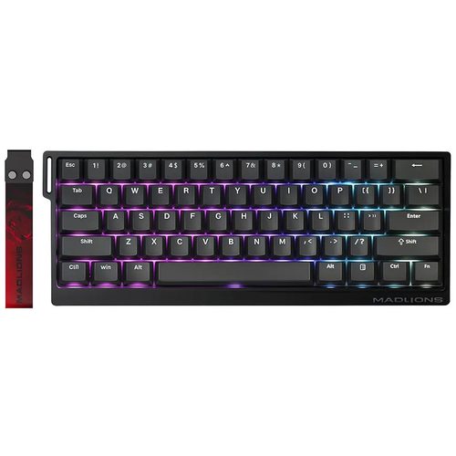 Игровая клавиатура MADLIONS MAD60 HE RGB Magnetic Amber Pro (черный)