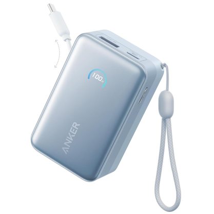 Зарядное устройство Anker Nano Power Bank 10K 45W USB-C A1638 (голубой)