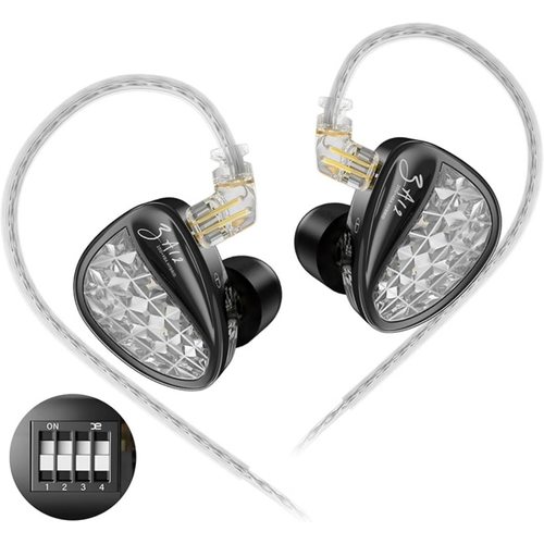 Наушники KZ ZA12 With Switches 3.5 мм без микрофона