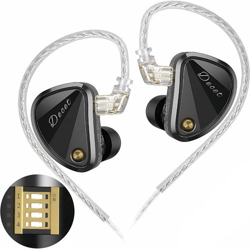 Наушники KZ Decet With Switches 3.5 мм без микрофона