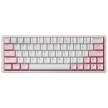 Игровая клавиатура Scyrox Xpunk 63 (белый/розовый)
