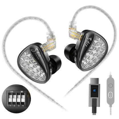 Наушники KZ ZA12 With Switches USB Type-С с микрофоном