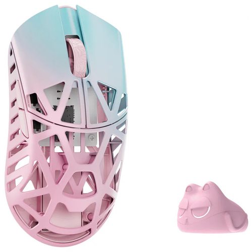 Игровая мышка Wlmouse Beast X Mini Pro Omron Side Slits (голубой/розовый)