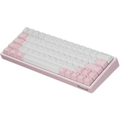 Игровая клавиатура Scyrox Xpunk 63 (белый/розовый)
