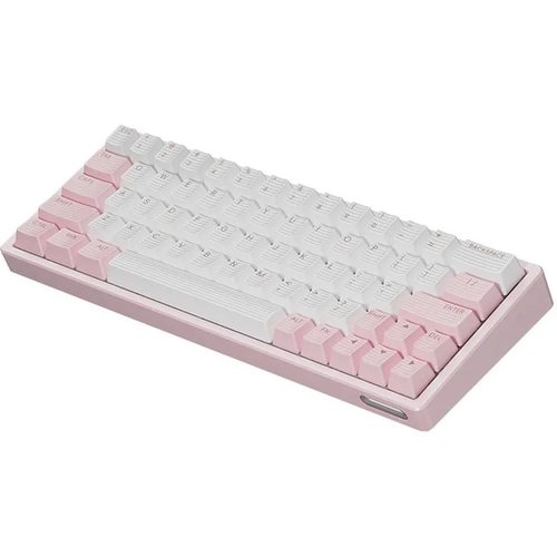 Игровая клавиатура Scyrox Xpunk 63 (белый/розовый)