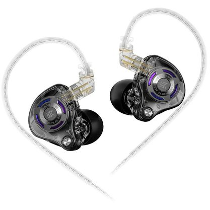 Наушники KZ Gale 3.5 мм без микрофона (черный)