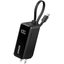 Портативное зарядное устройство (Powerbank) Anker Power Bank Fusion Built-In Lightning Cable A1636 30W 5000mAh (черный)