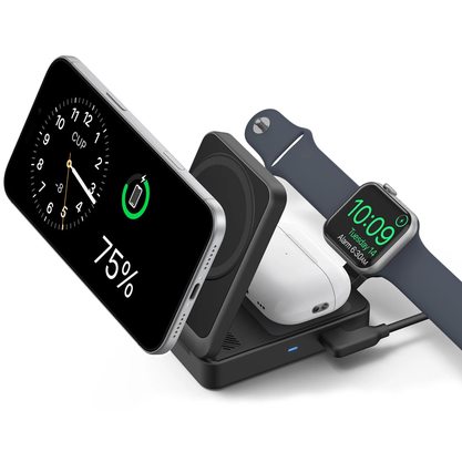 Зарядное устройство Anker MagGo B2557 15W Wireless Charging Station (черный)