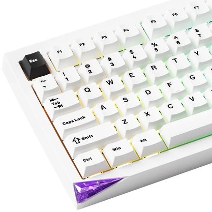 Игровая клавиатура Akko Mineral 01 VIA Stellar Rose (белый)
