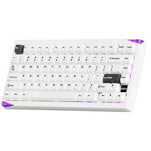 Игровая клавиатура Akko Mineral 01 VIA Stellar Rose (белый)