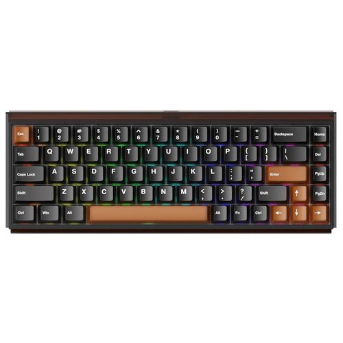 Игровая клавиатура AKKO RAY68 HE Magnetic Wired AstroAim Magnetic Switches (черный/коричневый)