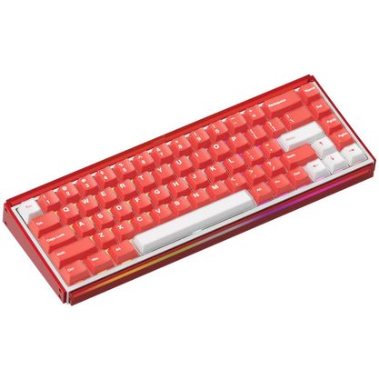 Игровая клавиатура AKKO RAY68 HE Magnetic Wireless AstroAim Magnetic Switches (белый/красный)