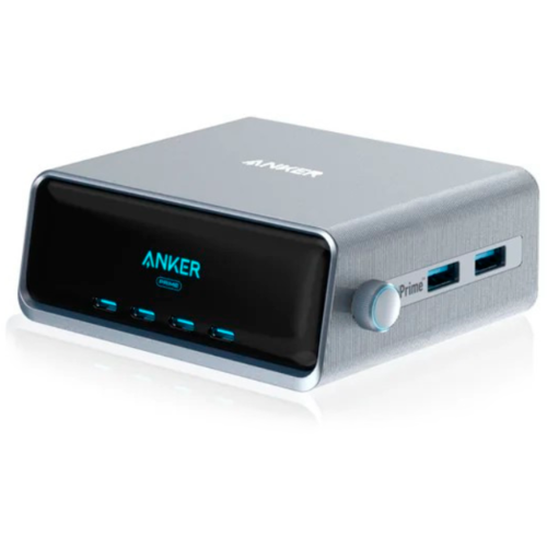 Зарядное устройство Anker Prime A2345 250W GaN Charging Station (серебристый)