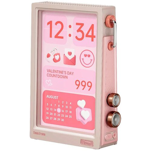 Цифровая фоторамка Divoom Times Frame Digital Picture Frames (розовый)