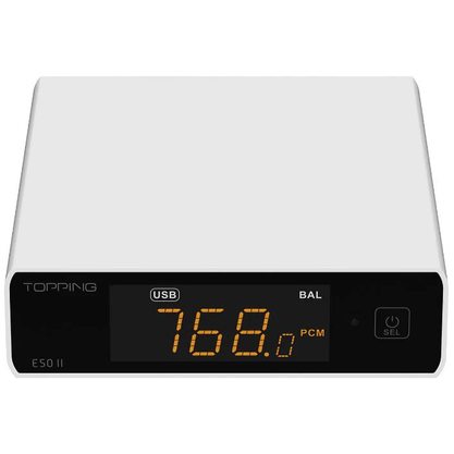 Портативный усилитель и ЦАП Topping E50II (белый)