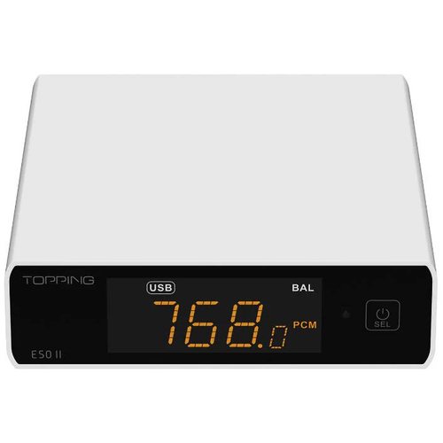Портативный усилитель и ЦАП Topping E50II (белый)