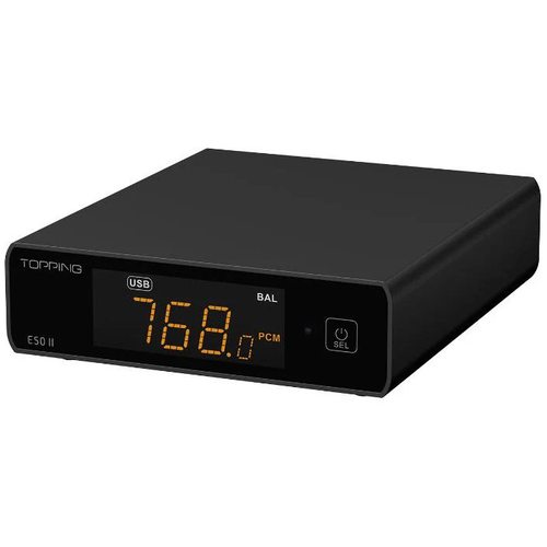 Портативный усилитель и ЦАП Topping E50II (черный)