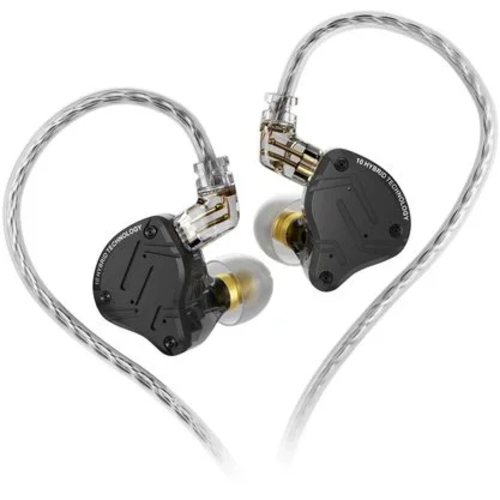 Уцененный товар KZ ZS10 Pro X без микрофона (черный) (уценка)