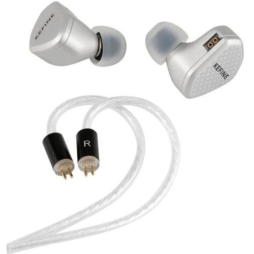 Наушники Kefine Klean с микрофоном USB Type-C (серебристый)