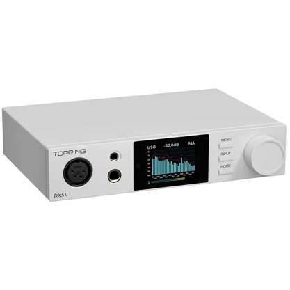 Портативный усилитель и ЦАП Topping DX5 II (белый) EN
