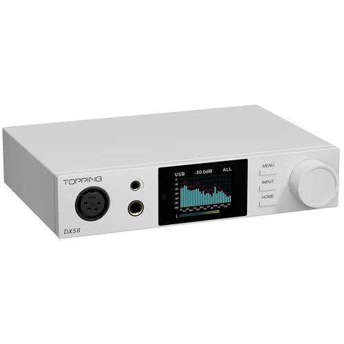 Портативный усилитель и ЦАП Topping DX5 II (белый) EN