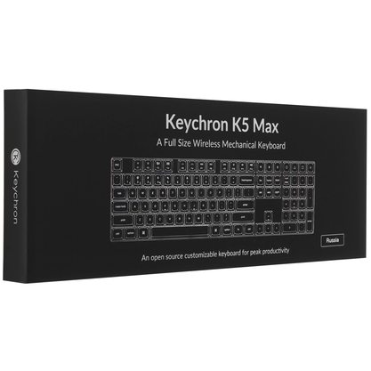 Игровая клавиатура Keychron K5 Max Hot Swap RGB Gateron Brown Switch (RU)
