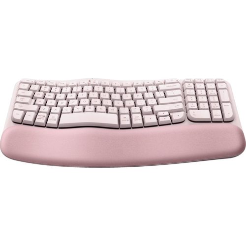 Клавиатура офисная Logitech Wave Keys (розовый)