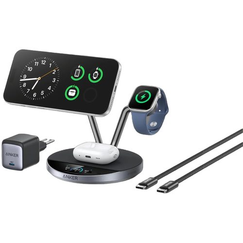 Зарядное устройство Anker Prime Wireless Charging Station 3-in-1 B25X7 25W